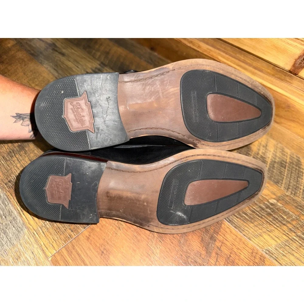 Florsheim SORRENTO Black Leather Single Monk Strap Dress Shoes 14293-001 Size 8M